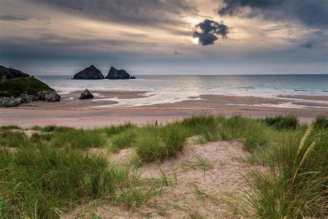 Holywell bay -1 Photograph by Chris Smith | Fine Art America