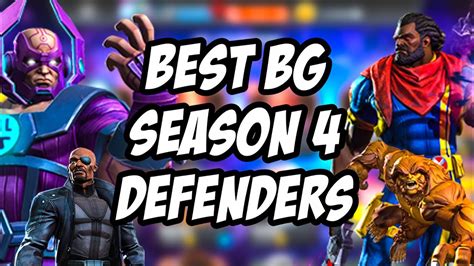 Mcoc Top Battlegrounds Defenders For Season Best Defenders