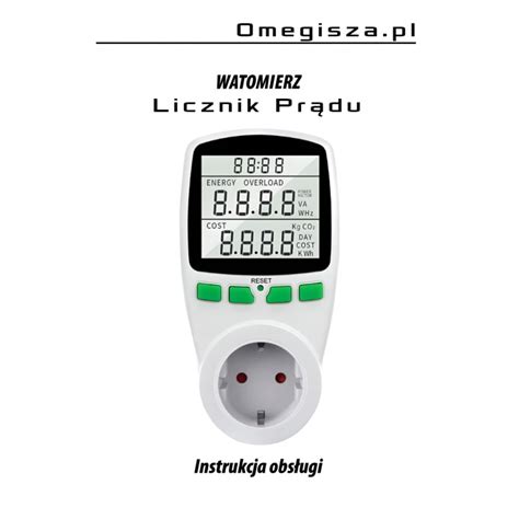 Watomierz Zużycia Prądu Miernik Energii Licznik Mocy