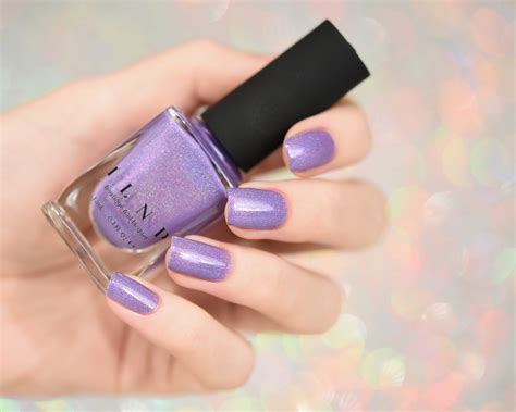 Charmingly Purple - Bright Purple Holographic Nail Polish by ILNP