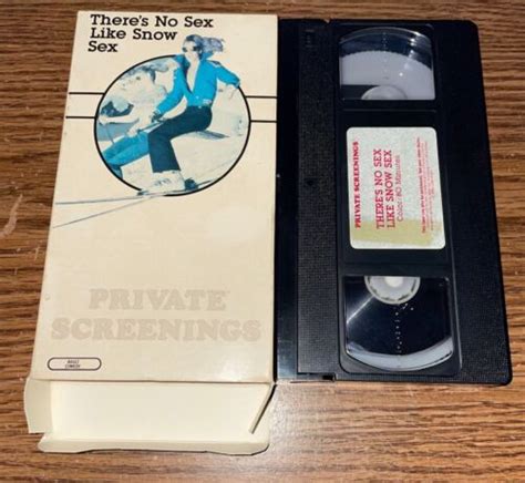 Theres No Sex Like Snow Sex Vhs Home Video Private Screenings Euro Sleaze Ebay