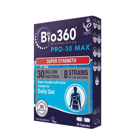 Natures Aid Bio360 Pro 30 Max 30 Billion Bacteria 30 Caps