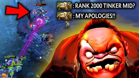 Genius Pudge Tinker Mid Vs My Pudge My Apologies Bro Youtube