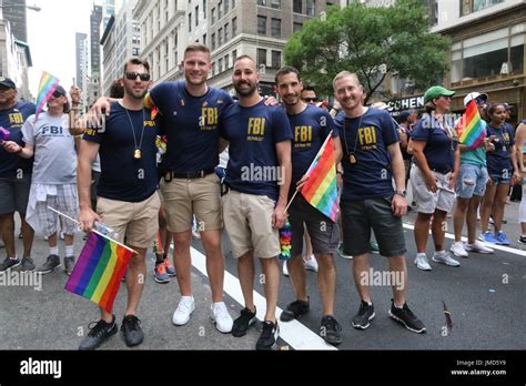 New York City Gay Pride March In New York City Featuring