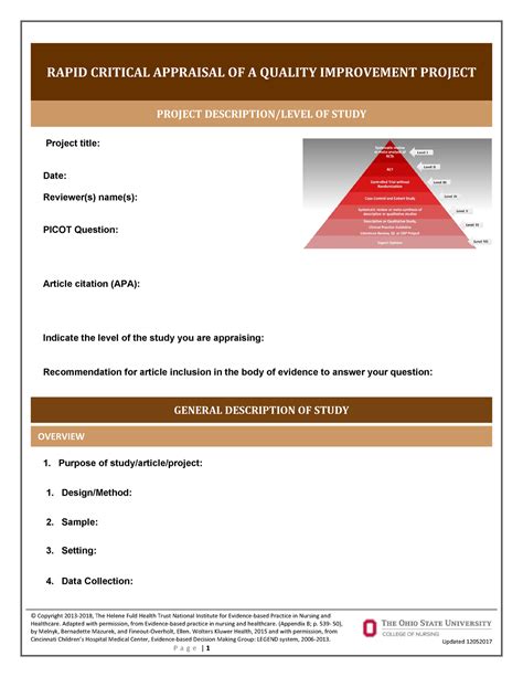 10 Quality Improvement Project Fillable © Copyright 2013‐2018 The