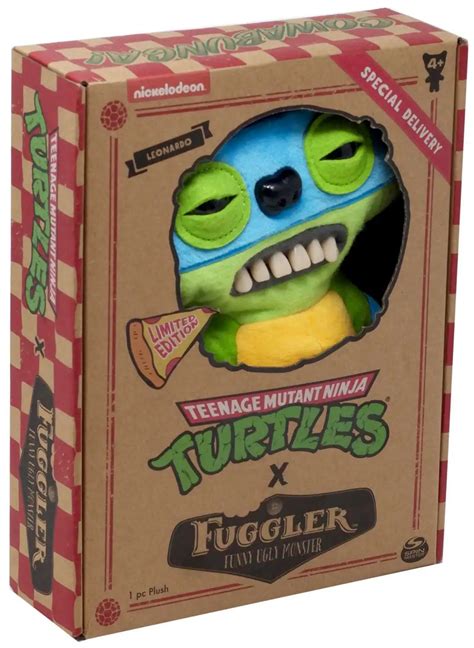 Teenage Mutant Ninja Turtles x Fuggler Leonardo 9 Plush Figure Toy ...