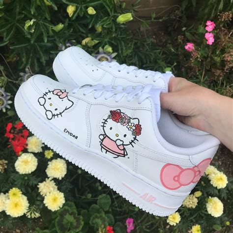 Hello Kitty Custom Nike Air Force 1 Shoes Etsy