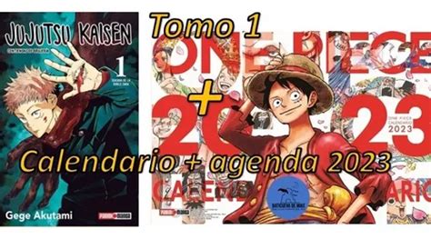 Manga Jujutsu Kaisen 1 Calendario Agenda 2023 Pack Panin Envío Gratis