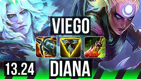 VIEGO Vs DIANA JNG 72 Winrate Quadra 15 3 8 Dominating BR