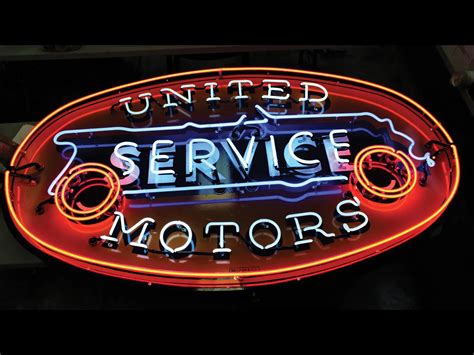 United Motors Service Neon Sign Auburn Fall Rm Sotheby S