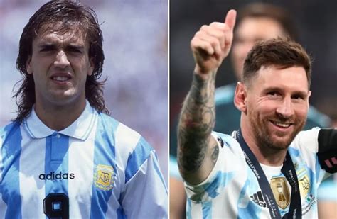 Messi Alcanzó El Récord De Batistuta En Mundiales Y El Batigol Le Dedicó Un Emotivo Mensaje