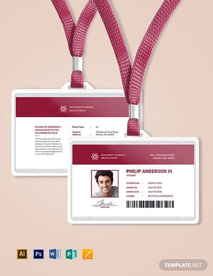 31 Blank Id Card Templates Psd Ai Vector Eps Doc