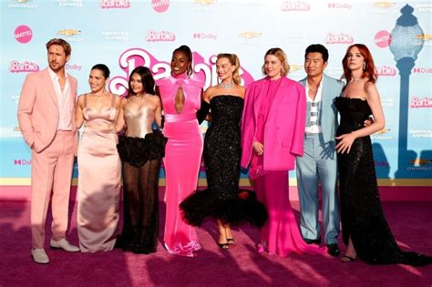 Babrie Cast At The Barbie World Premiere Barbie Barbie Movies Premiere