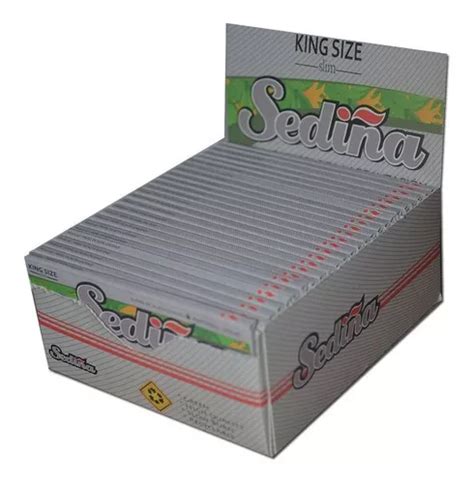 Caixa Seda Papelito Smoking King Size Tradicional Model Caixa Sedina