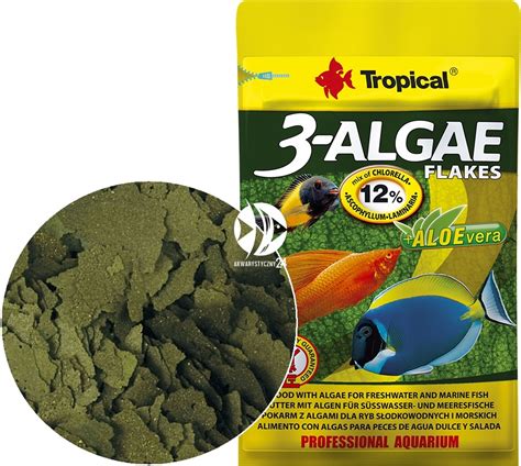 TROPICAL 3 Algae Flakes 12g Saszetka Akwarystyczny24 Pl