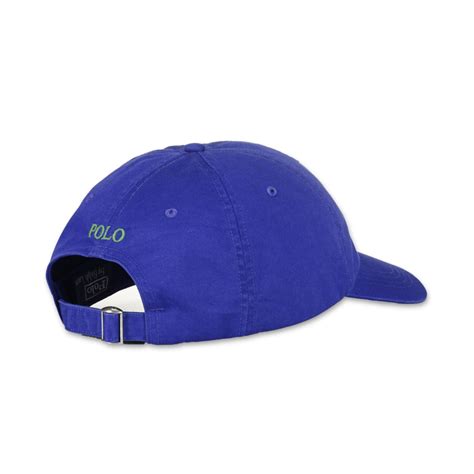 Ralph Lauren Polo Big And Tall Classic Chino Twill Baseball Cap In Blue