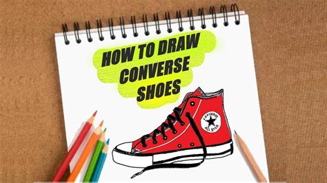 How To Draw Converse Shoes Step By Step Tutorial YouTube