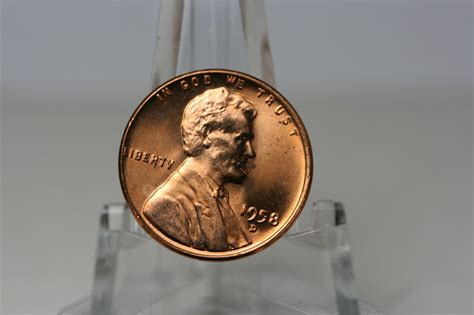 D Lincoln Cent Brilliant Uncirculated Choice Bu Spots For Sale