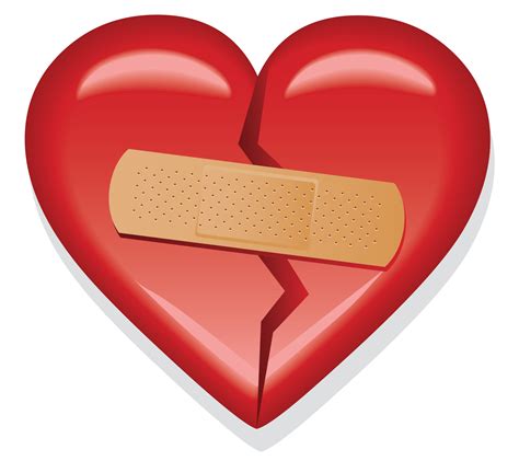 Heart With A Band Aid Emoji Clip Art Library