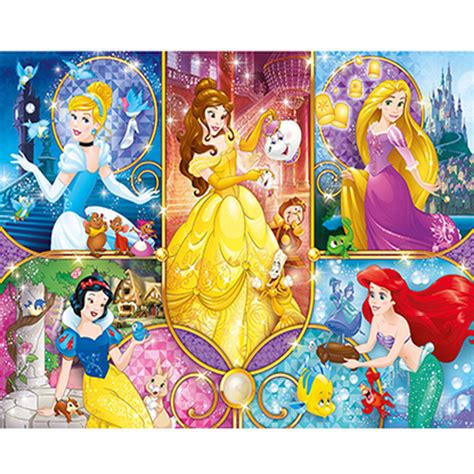 Disney Princess Paint By Numbers Acrylic Painting 5040cm
