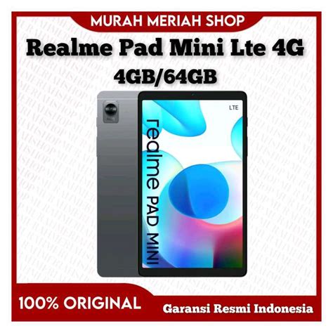 Jual Realme Pad Mini Lte 4g 464gb Garansi Resmi Realme Indonesia Di