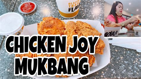 Chicken Joy Mukbang With My Friendssamahan Niyo Ako😅 Youtube