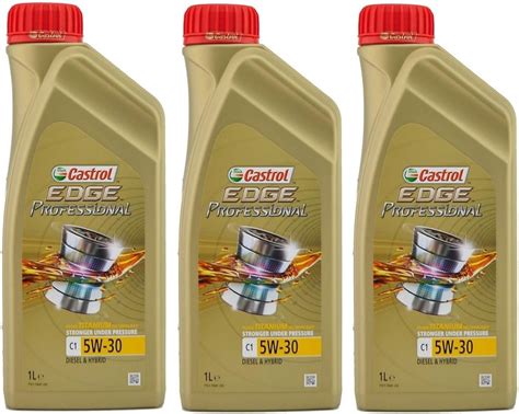 Castrol Edge Professional C1 5w 30 Full Synthetic Diesel Engine Oil 3 Litres Uk