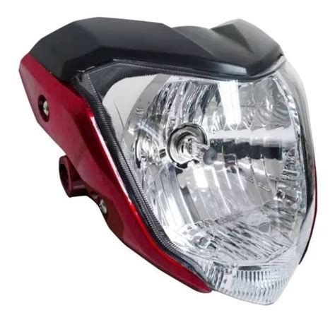 Foco Delantero Para Moto Yamaha Fz Color Rojo Cuotas Sin Inter S