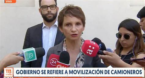 Se Acabó La Paciencia Con Los Camioneros Ministra Tohá Confirma Que