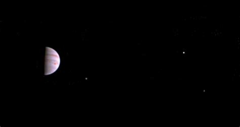 Juno Sends Its First In Orbit Image Which Includes Jupiter Io Europa