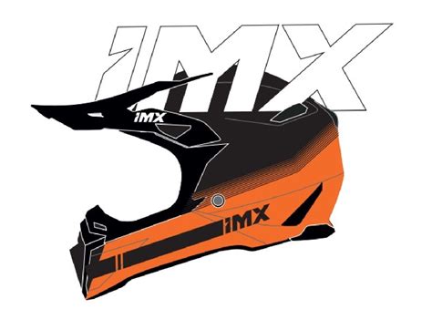 Imx Kask Off Road Fmx Black Orange White Gloss Cena Z