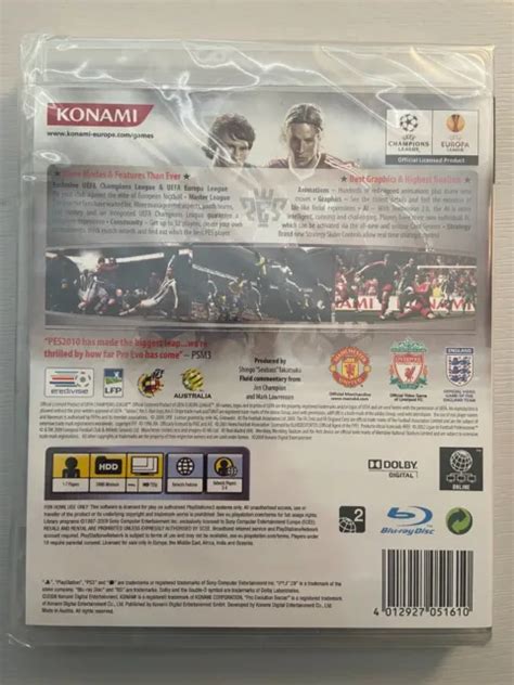 Pro Evolution Soccer Sony Playstation Ps Game Pes New Sealed