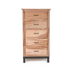 Denver Drawer Lingerie Chestsolid Maple With Metal Legs The Refuge