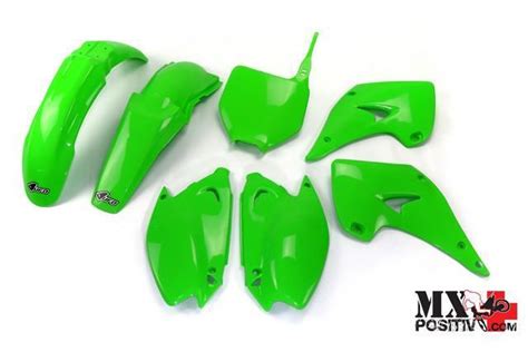 Kit Plastiche Kawasaki Kx Ufo Plast Kakit Verde Ebay