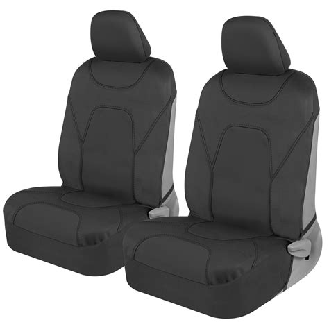 Motor Trend Aquashield Car Seat Covers For Front Seats Black Waterproof Seat Covers For Cars