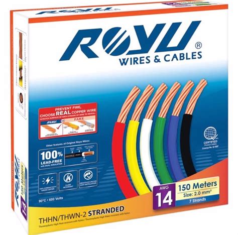 Royu Stranded Wire Thhn Thwn Meters Gauge