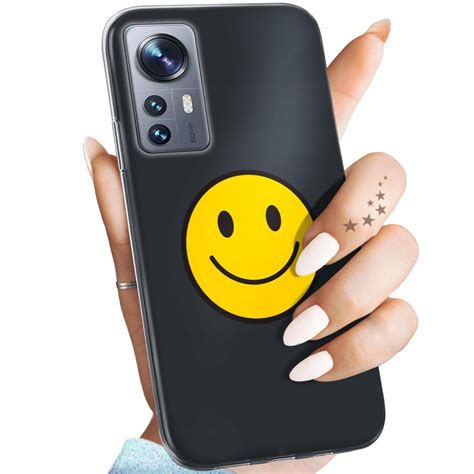 Etui Do Xiaomi 12 5G 12X 5G Wzory Uśmiech Smile Emoji Obudowa