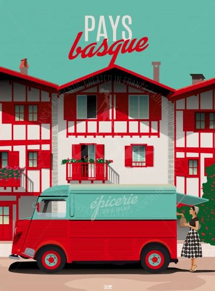 Affiche Doz Pays Basque X L Imagier