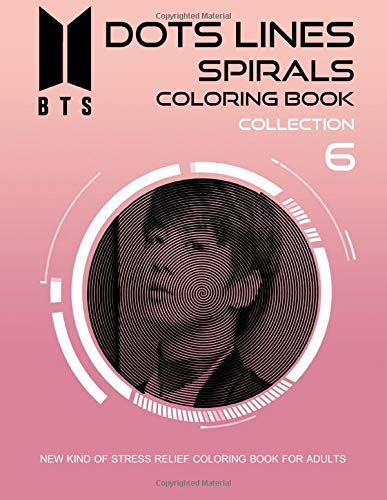 BTS Dots Lines Spirals Coloring Book Collection 6 New Kind Of