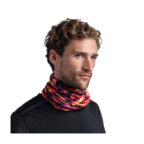 Calentador De Cuello Buff Con Protección Uv Color Ethnos Flame