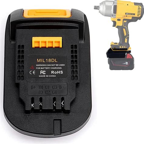 Battery Adapter Dewalt Milwaukee Dewalt 20v Battery Charger 1pcs