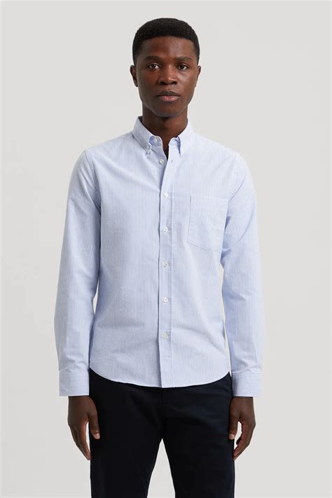 Blue Stripe Oxford Shirt | Organic Cotton Button Down - ASKET