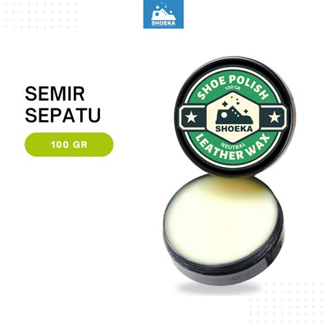 Jual Balsam Semir Sepatu Leather Balm Leather Care Semir Gram Untuk