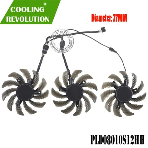 Ventilador De Refrigeraci N De Tarjeta Gr Fica Para Gaming Mm