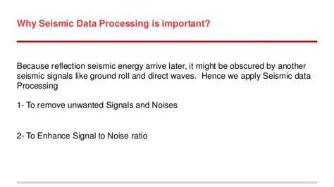 Seismic data processing