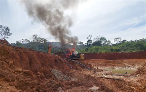 Pf Deflagra A Opera O Uru Praesidium Contra Garimpos Ilegais Em Terra