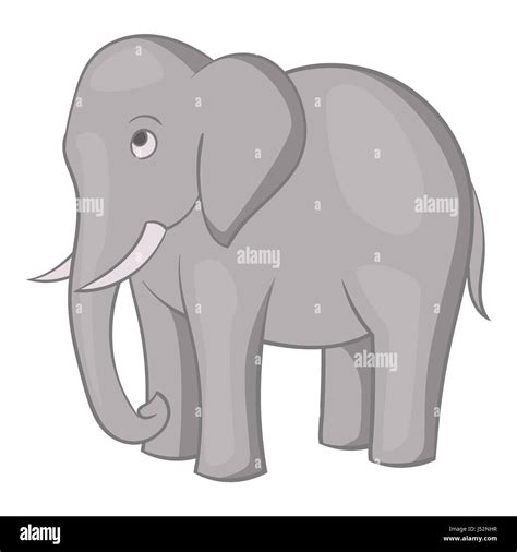 Icono De Elefante Ilustraci N Vectorial De Dibujos Animados De