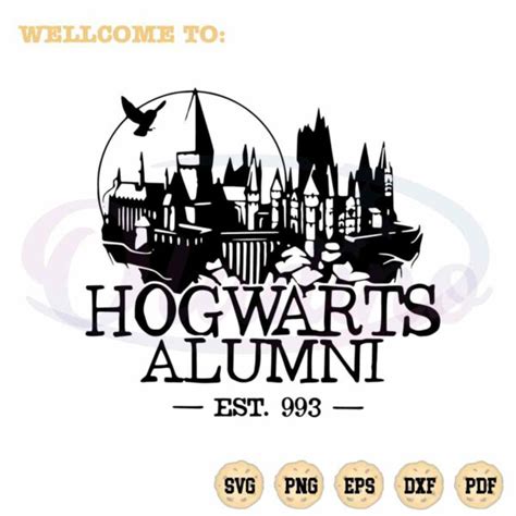 Harry Potter Hogwarts Alumni Best Design Svg Cutting Digital File Oladino