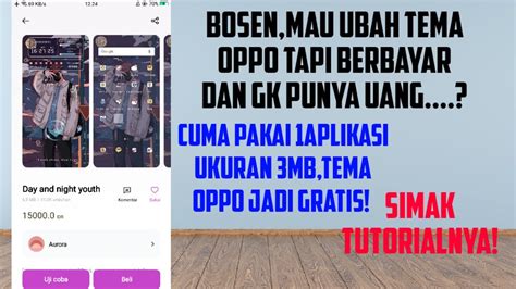 Cara Mengubah Tema Berbayar Oppo Menjadi Gratis Dan Permanen Nk