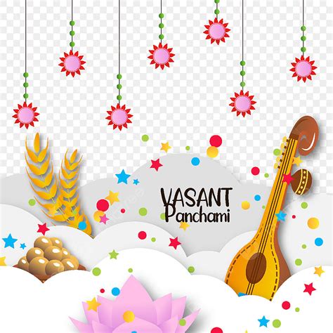 Paper Illustration For The Festival Vasant Panchami Background Paper